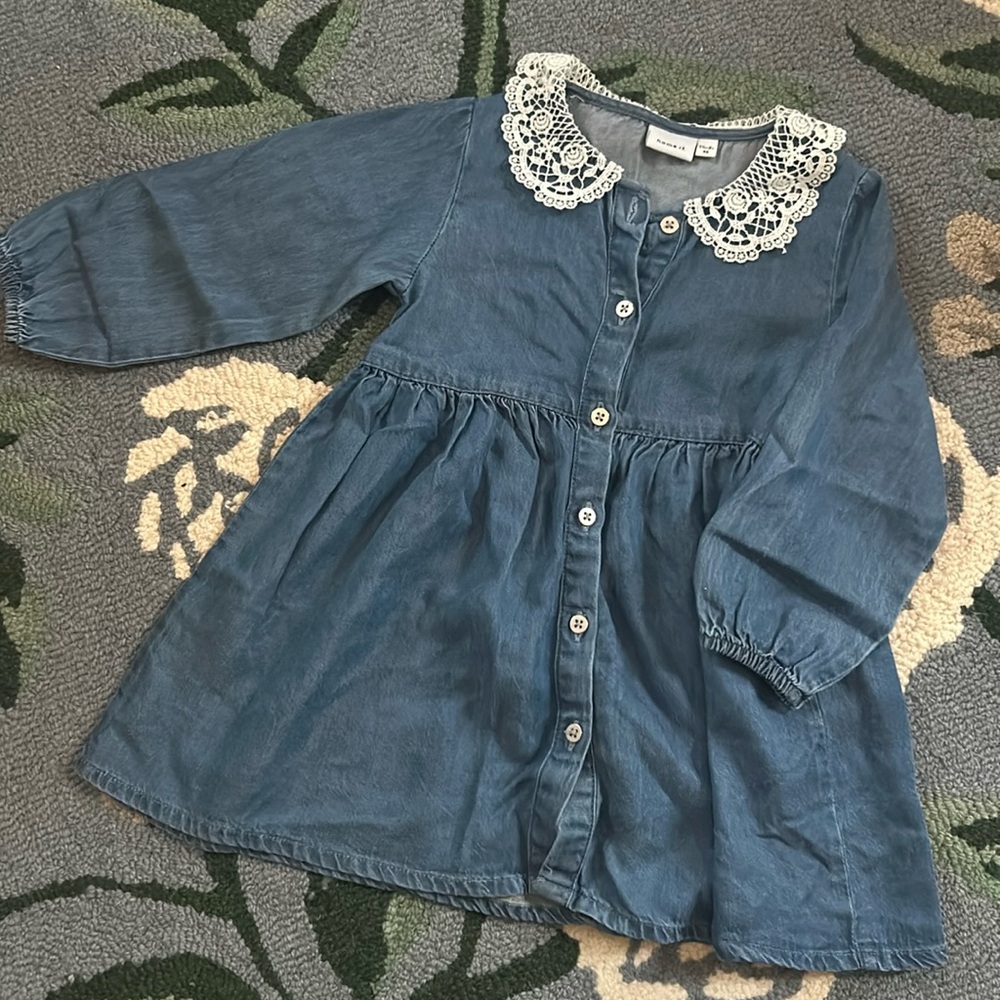 Girls denim dress